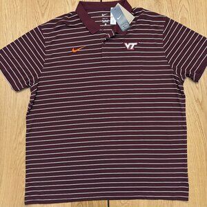 Nike Virginia Tech Coach Polo - Dri-Fit - NWT - XXXL